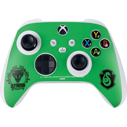 Wizarding Worlds Harry Potter Slytherin Illustration Xbox Series S Controller Skin